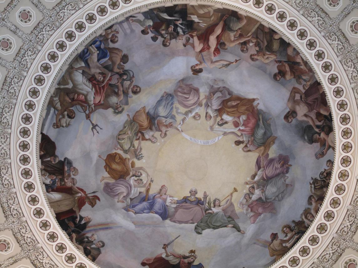 The Ceiling of the Capitol Rotunda