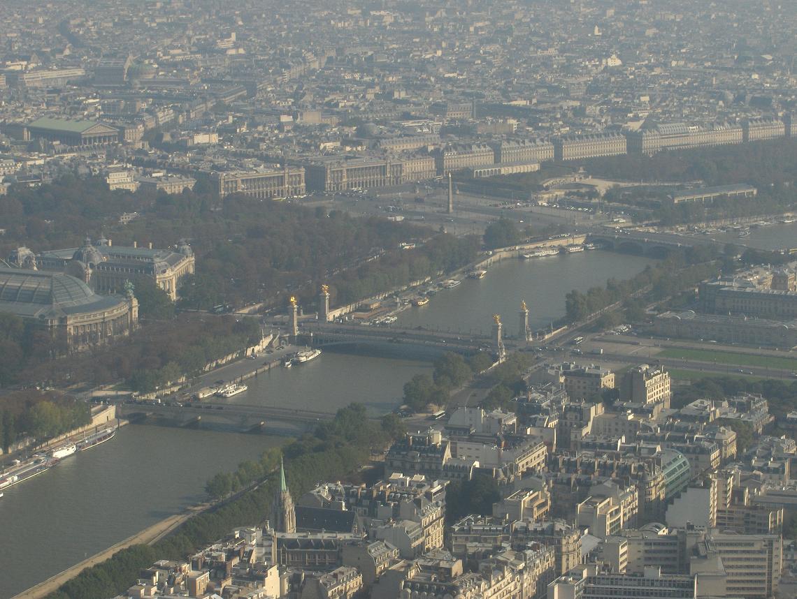 View from  The Eiffel tower